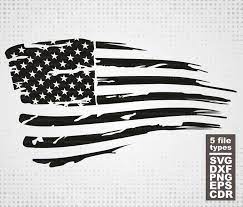 American Flag Torn Svg Torn Usa Flag Vector Torn Flag Etsy American Flag Decal American Flag Drawing Flag Decal