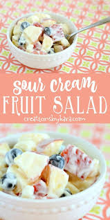 You Can Adapt This Sour Cream Fruit Salad Using Any Fruit You Like It Is Easy Creamy And Scr Fruit Salad Easy Easy Fruit Salad Recipes Breakfast Fruit Salad