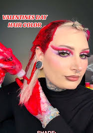 Valentine's Day Hair Transformation with Splat Colors