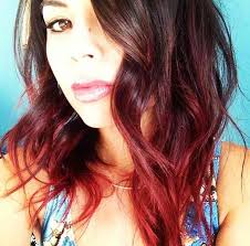 While dip dye isn't getting a revival any time soon, there's no shame in looking back on the best with a hazel colour of top, the lovely jessica biel creates a tonal dip dye with a mousey brown colour at sofia vergara. Red Dip Dye Ombre Hairspo Life Is Poetic