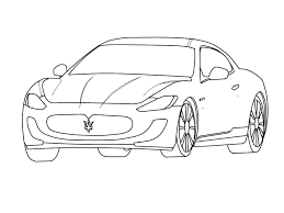 Top 10 sports car coloring pages: Maserati Coloring Pages Coloring Home