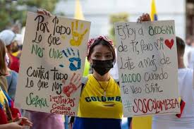 Por el paro nacional, el gobierno . Entrevista A Una Joven Colombiana Sobre El Paro Nacional