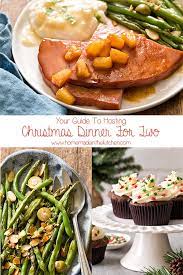You can easily choose to have traditional christmas food such as ham. Christmas Dinner For Two Homemade In The Kitchen