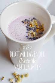 The Original Bedtime Lavender Chamomile Vanilla Milk Sometyme Place Milk Tea Recipes Lavender Recipes Tea Recipes