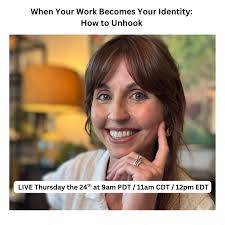 When Your Work Becomes Your Identity: How to Unhook Feel like you've become  your job? It's all you talk about, think about, dream about. 😩 This  training is for the woman who's