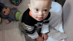 Child With Down Syndrome Sitting Up For The First Time!