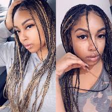 Black And Blonde Ombre Knotless Braids Beyonce Inspired Knotless Box Braids Box Braids Hairstyles Box Braids Pictures Long Box Braids