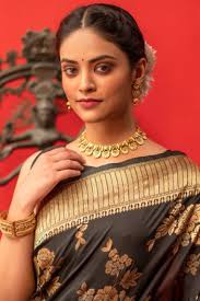 Fashion Outfits Dusty Black Soft Silk Saree|SARV113621