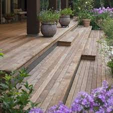 Outdoor Exposure Wooden Terrace Decks And Porches Deck Stairs
