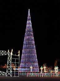 11 30 12 The Big Christmas Tree Found In The Bentleyville Tour Of Lights Is Lit Up By Led Lights Answer 5 Big Christmas Tree Lights Fun Fact Friday