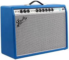 Fender Limited Edition Electric Blue 68 Custom Deluxe Reverb Gui Fender Guitar Amps Deluxe Reverb Marshall Amps