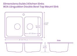 Ikea Langudden Double Bowl Top Mount Kitchen Sink In 2020 Top Mount Kitchen Sink Sink Accessories Kitchen Sink