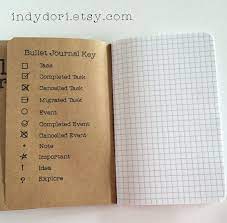 Bullet Journal Traveler 39 S Notebook Insert 3 Sizes Available Made To Fit The Indyd Bullet Journal Key Organization Bullet Journal Planner Bullet Journal