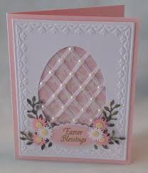 Lattice Work Easter Card Easter Cards Handmade Diy Easter Cards Easter Cards