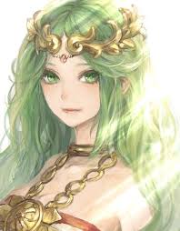Dear Ms Lady Demigod Anime Green Hair Green Hair Anime Princess
