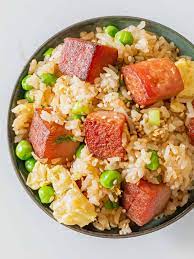 Easy Spam Fried Rice Recipe In 2020 Spam Fried Rice Fried Rice Easy Asian Recipes