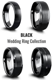 Men S Black Wedding Rings Men S Wedding Rings Black Wedding Rings Moissanite Engagement Ring White Gold Mens Wedding Rings