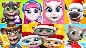 My Talking Tom Friends |Episode 3723 TOM, Angela, Ginger, Ben, Becca Hank  Four Gameplay Full of fun