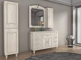 Shop chic mobile bagno classico cm 105 stile arte povera con specchiera e applique. Mobile Bagno Monet Arte Povera Cm 120 2 Ante 6 Cassetti Decape Iperceramica