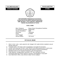Berikut ini adalah kumpulan soal ujian sekolah us kelas 6 sdmi terbaru tahun ajaran 20172018 dan file download soal us pkn bahasa indonesia ips ipa matematika dan bahasa inggris. Cover Soal Usbn
