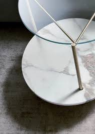The table is large enough for several people to enjoy. Echo Modern Low Tables Set In Brass Marble And Glass Laurameroni