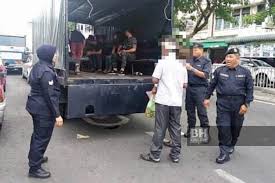 Police headquarters / ibu pejabat polis. 62 Orang Ditahan Dalam Operasi Cegah Jenayah