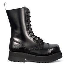Black Boots White Sole Ladies Double Sole Platform 10 Eye Combat Boots By Nevermind Sinistersoles Com Boots Combat Boots Combat Boots Style