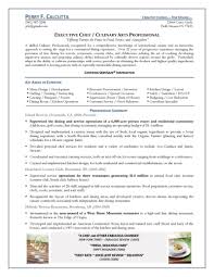Executive Chef Resume