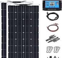 Amazon.com : 600W 18V Complete Solar Panel Kit with 40A ...