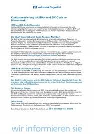 Die iban (international bank account number) ist ihre internationale kontonummer und der bic (bank identifier code/swift code) die internationale bankleitzahl der dkb. Iban International Bank Account Number Volksbank Nagoldtal Eg