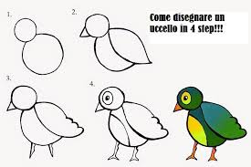 Disegnare Un Uccellino Disegni Facili Da Fare Tutorial Per Bambini Step By Step Disegno Di Fiori Disegni Facili Disegni Di Uccelli