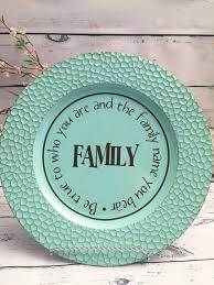 Decorative Charger Plate Housewarming Gift Plate Chargers Etsy Charger Plates Decor House Warming Gifts Charger Plates