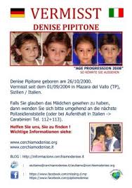 La testimonianza della donna è andata in onda nel corso della puntata di quarto grado di venerdì 11 giugno 2021. Bka Fahndung Nach Personen Pipitone Denise