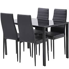 Whether you're joining the tiny house movement, renovating a modest condo or simply on the hunt for seating to fill narrow nooks and corners, we have the perfect pieces. Buy Fdw Dining Table Set Dining Table Dining Room Table Set For Small Spaces Kitchen Table And Chairs For 4 Table With Chairs Home Furniture Rectangular Modern Online In Turkey B083zs9z9z