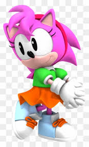 Sonic's design has changed enormously over the years, but sonic remains a character who has always kept his charisma. Classic Amy Classic De Sonic Free Transparent Png Clipart Images Download