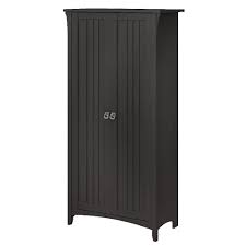 It has been a long term dream of mine to have a antique freestanding cabinet for kitchen pantry unit in my possession but until now we have been without the space to house it in our previous pokey flats. Bush Furniture Salinas Kitchen Pantry Cabinet W Doors In Vintage Black Bush Furniture Sal014vb