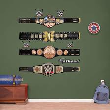 Wwe Title Belts Collection Wwe Wrestling Kid Room Decor Wwe Bedroom Bedroom Design Diy