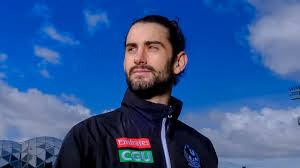 Collingwood's brodie grundy after his injury against geelong in round 11, 2021. Brodie Grundy A Cool Competitor