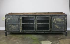 Vintage Industrial Buffet Credenza Reclaimed Wood Top Steel Great Urban Modern Design Custom Vintage Industrial Furniture Vintage Industrial Modern Buffet