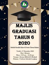 Buat julung kalinya, skdd1 mengadakan majlis graduasi secara maya. Majlis Graduasi Tahun 6 Sriaacs 2020 Flip Ebook Pages 1 4 Anyflip Anyflip