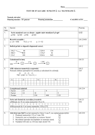 Rezolvă acum teste matematică clasa 3 de pe platforma educațională kidibot și câștigă super premii. Test Incercare Worksheet