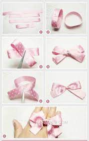 How To Make A Bow Step By Step Image Guides Diy Hair Bows Diy Bow Ribbon Bows