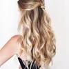 The half up and half down hair styles are perfect for medium lenght hair and long hair, if you're looking for new half up half down hair styles, check out this post. 3