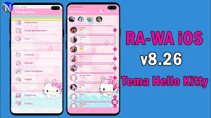 Ra Whatsapp Kawaii V8 26 Versi Terbaru 2020 Tema Hello Kitty Youtube