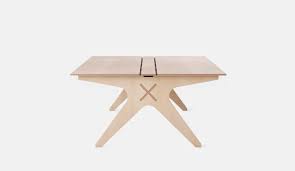 This entire table is made from a single sheet of plywood and was built with only two power tools. Opendesk Furniture Designed For Inspiring Workplaces