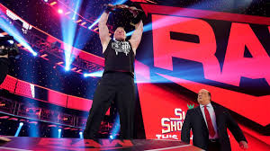 Wwe raw, also known as monday night raw or simply raw, is a professional wrestling television program that currently airs live on monday evenings at 8 pm et on the usa network in the united states. Wwe Raw Results Recap Grades Brock Lesnar Appears Becky Lynch And Shayna Baszler Brawl Cbssports Com
