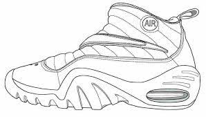 Shoe coloring page beautiful shoes coloring page for girls printable free coloing. 30 Free Printable Basketball Coloring Pages