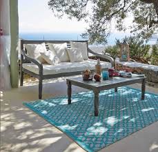Maisons Du Monde Tapis D Exterieur En Pvc Turquoise Tapis Exterieur Tapis Exterieur Terrasse Banquette Jardin