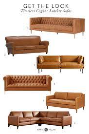 Is A Cognac Leather Sofa Timeless Or Trendy Yay Or Nay In 2021 Cognac Leather Sofa Leather Sofa Living Room Brown Leather Sofa