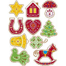 #quick reply here#wow very nice thankyou for this lovely pattern. Cross Stitch Pattern Christmas Tree Decorations Embroidered Gingerbread Coricamo